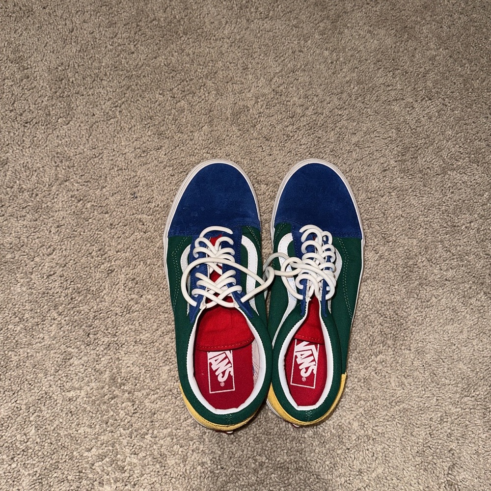 Multicolor Vans. Mens 10